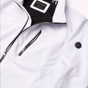 Calvin Klein mens water resistant 4 way stretch softshell jacket